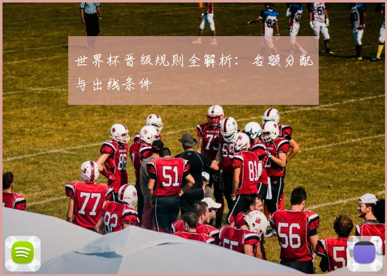 世界杯晋级规则全解析：名额分配与出线条件